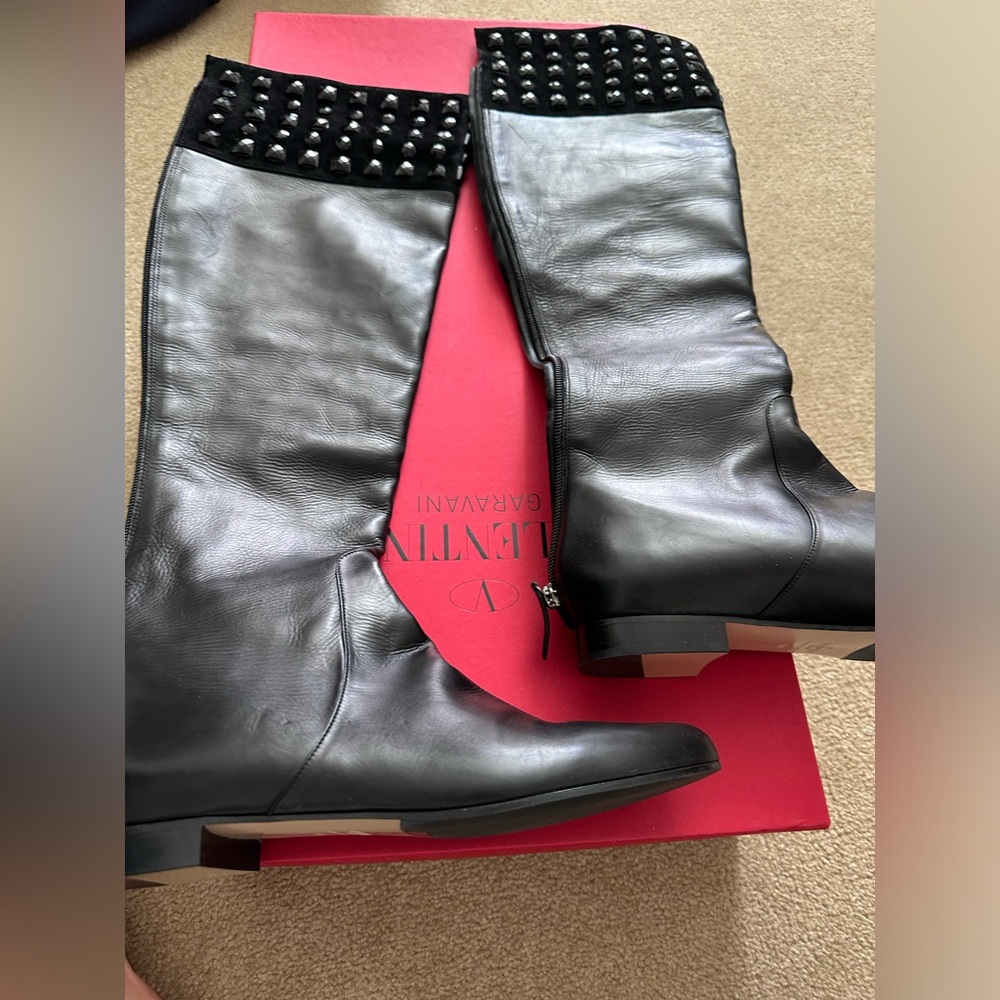 Valentino leather boots size 40